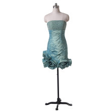 Jade Unregelmäßiges reales Beispiel-Qualitäts-Abschlussball-Abend-Kleid